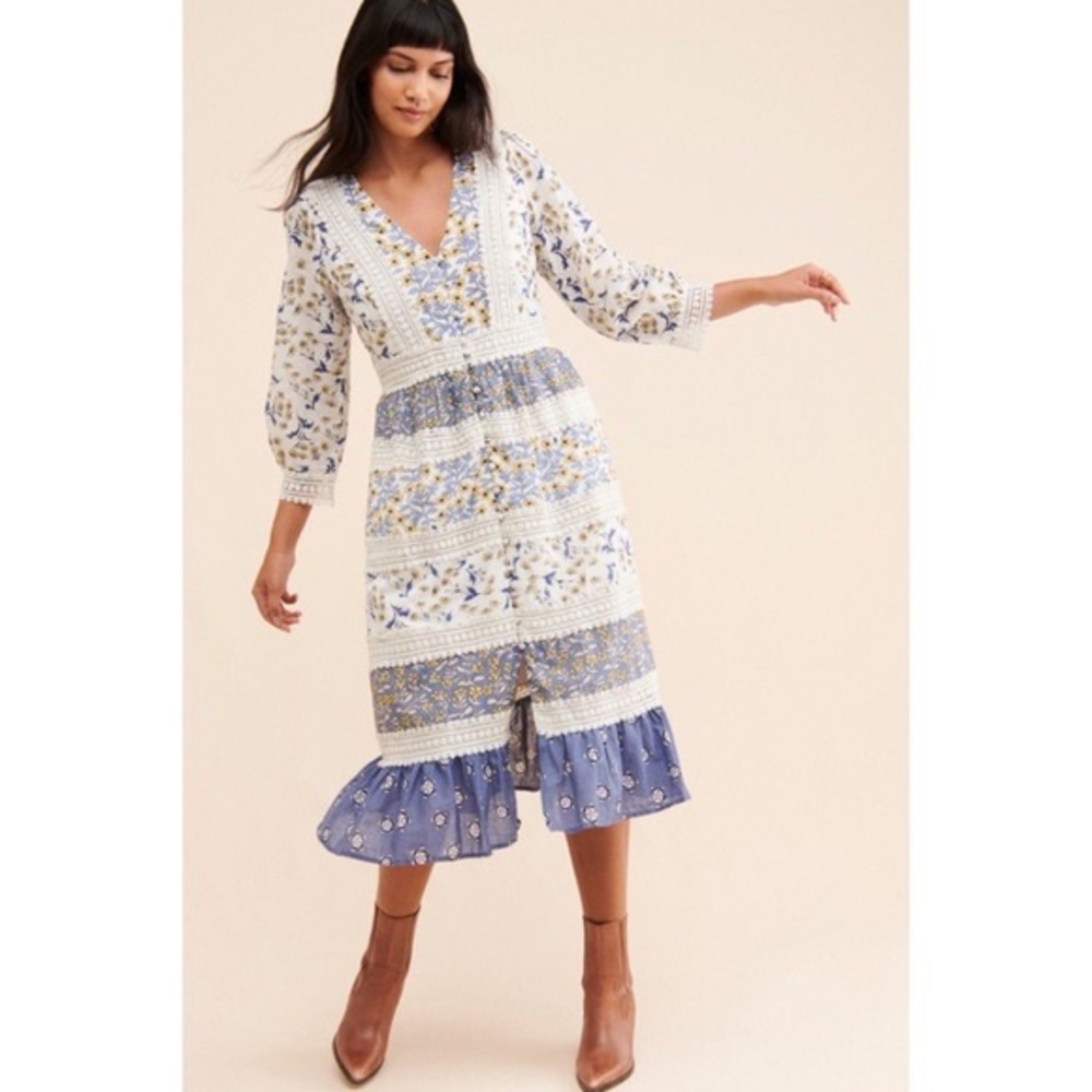 Anthropologie Roberta MIDI Dress - NWT - Size 2